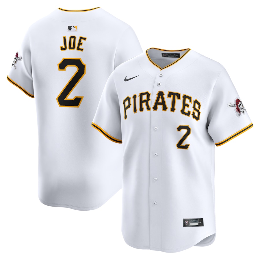Men's Pittsburgh Pirates Connor Joe Nike White Home Limited Player Jersey